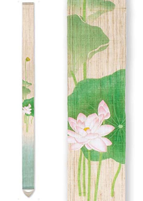 

Тонкий гобелен Японский Современный Летний Летний гобелен Лен Цветок лотоса