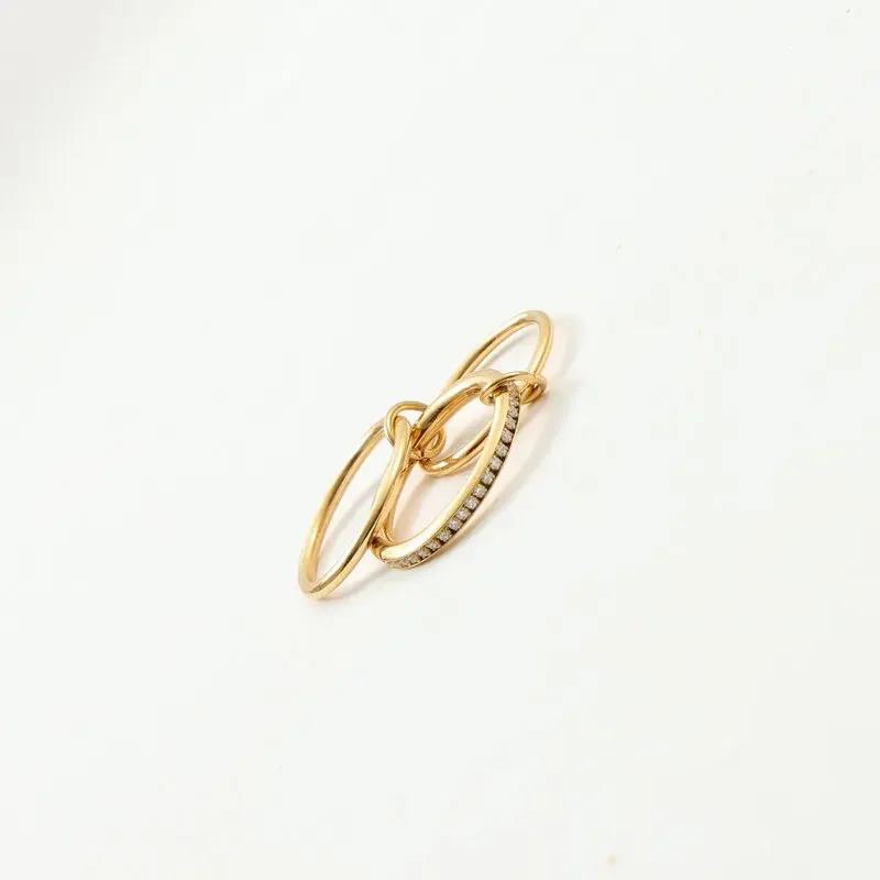 Stainless Steel  Elegant Minimalist Stackable Rings for Women Perfect for Daily Commute, and Special Occasions, Everyday Rings