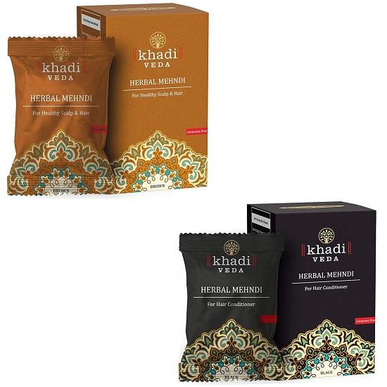 

@ Mehndi Henna Powde Brown And Black Color Each 100gm+100gm