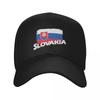 Slowakei Flagge Baseballkappe Streetwear Westernhut Für Damen Herren
