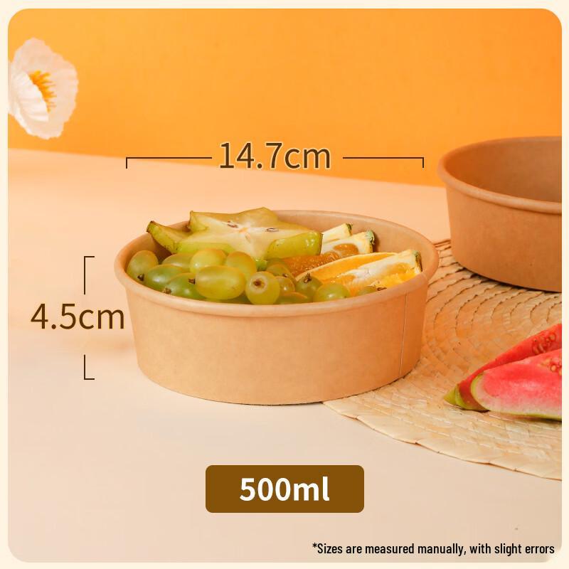 Penguin Group Disposable Kraft Paper Bowls