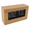 Automatic Page Turning Clock Vintage 12 Hours Digital Display Mechanical Flip Down Clock for Home Living Room Office