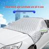 All-Season Car Windshield Cover: Sunshade, Snow, Frost & Heat Insulation