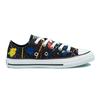 Converse Chuck Taylor All Star Trendy Comfortable Low Top Canvas Shoes Kids Sneakers Black Yellow Multicolor 671908C
