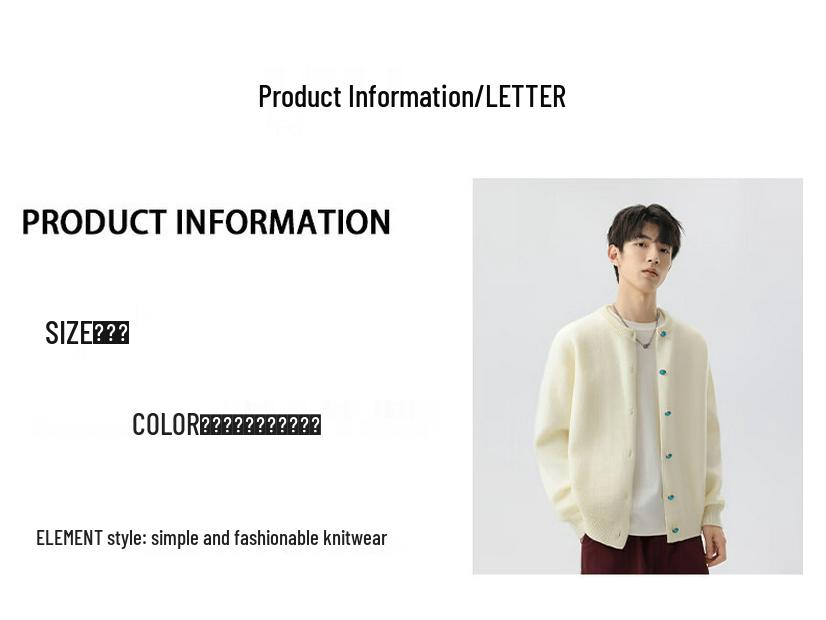 MMOPTOP Men's Japanese Style Warm Knit Cardigan