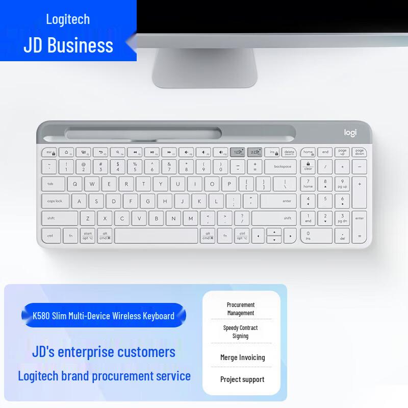 

Logitech K580 Wireless Bluetooth Keyboard