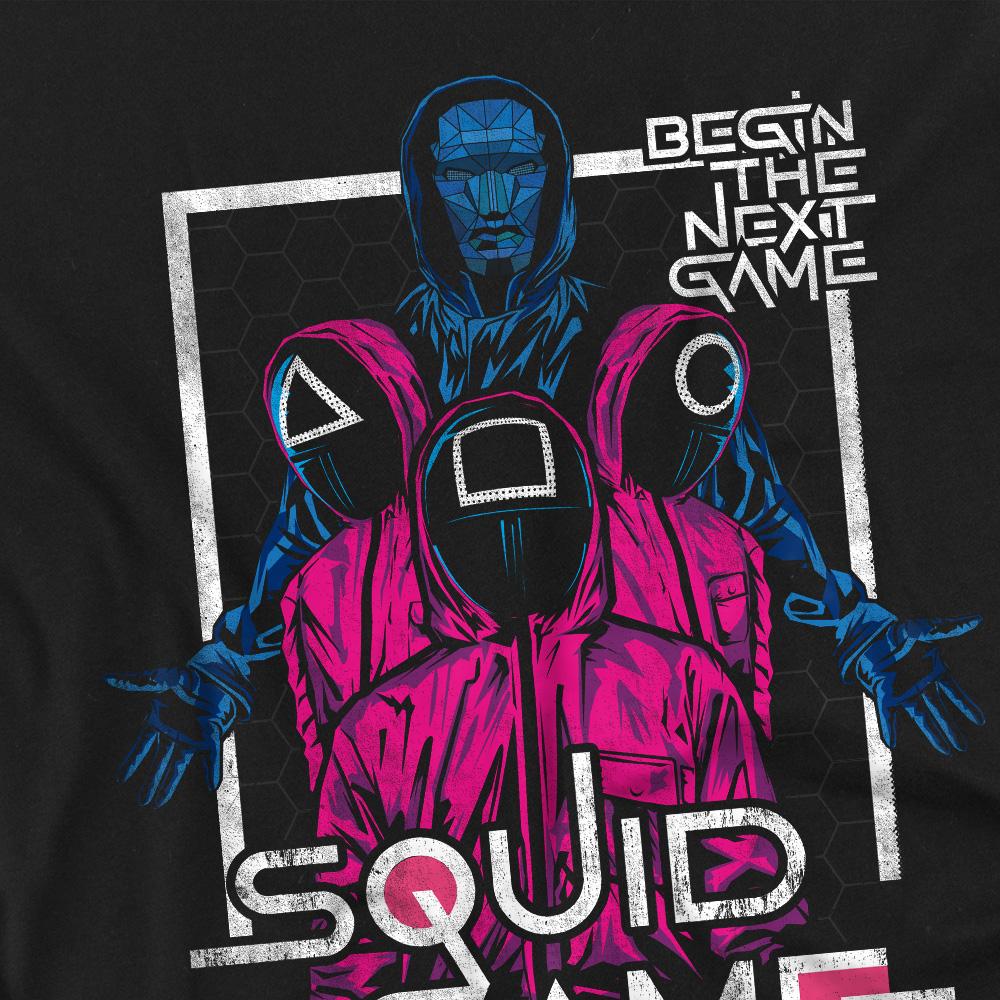 Squid Game Mens Front Man & Guards T-Shirt