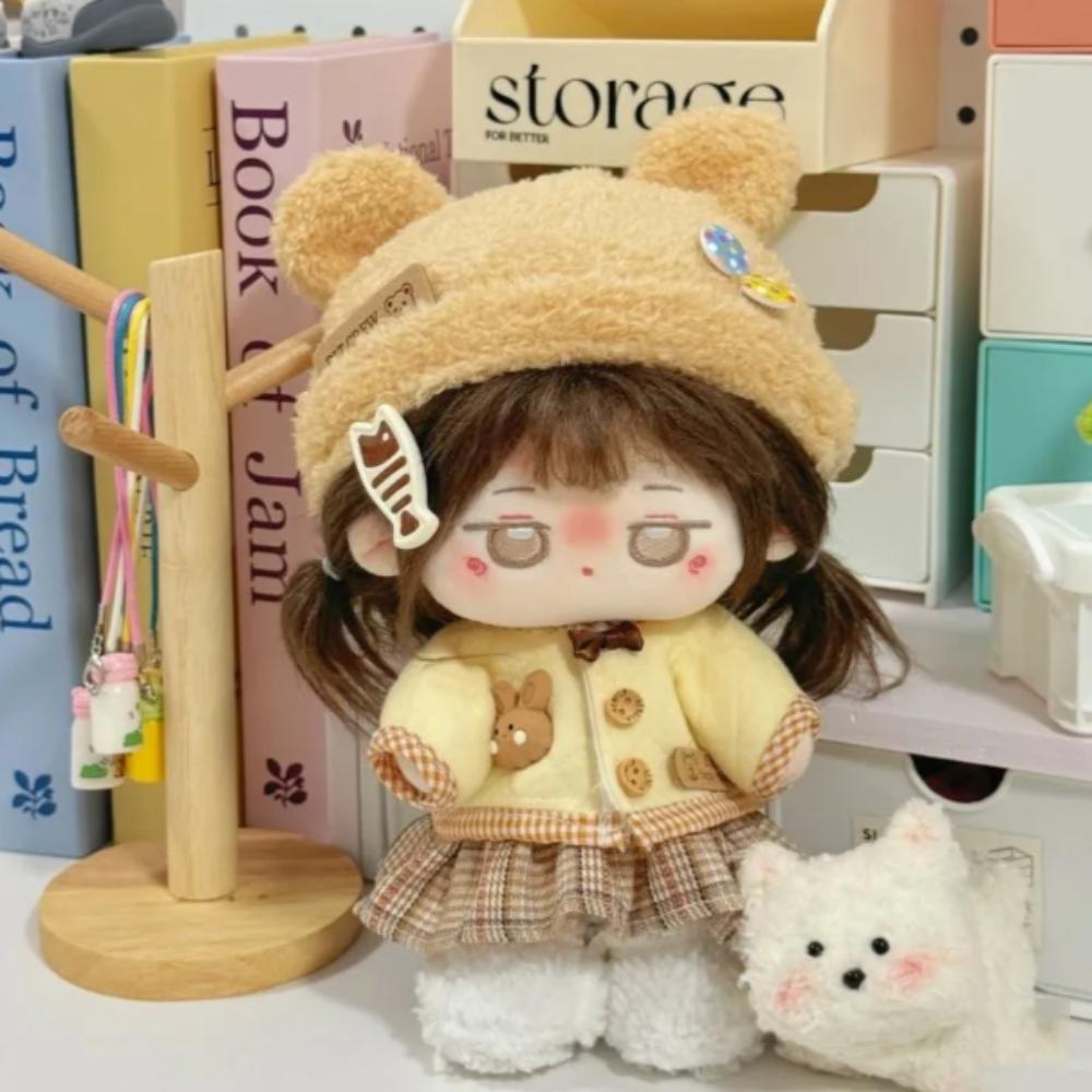 1 Set Bear Set Cotton Doll's Clothes Rabbit Plush Doll Clothes  Children's Gift