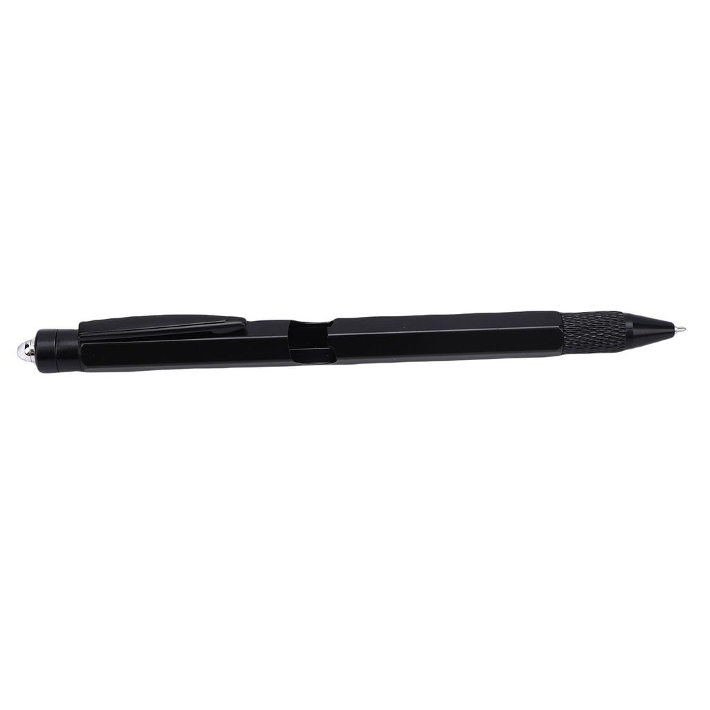 9 in 1 Multitool Pen LED Flashligt Bottle Opener Rubber Touch Screen Pen Ballpoint Pen Screwdriver Level Ruler Tool Pen