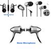 Silver Bullet Earphones Metal Deep Bass Wired Inear Headphones For Music Lovers