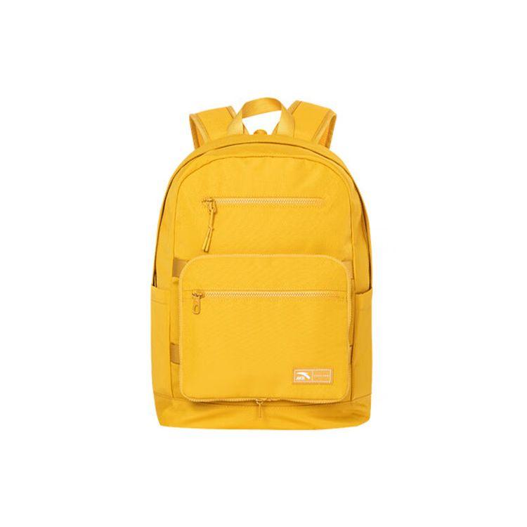Anta Fashion Casual Large Capacity Zipper Multi-Functional Pocket Canvas Backpack Unisex Backpack Beeswax-Yellow 192238152-3 Beeswax Yellow