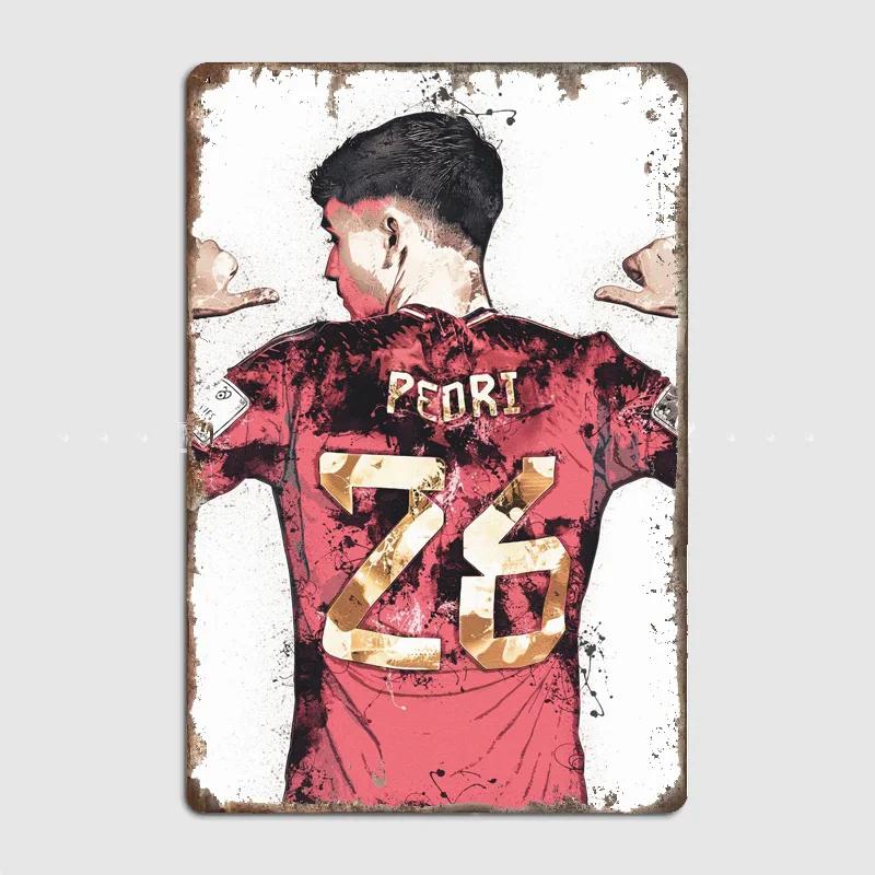 

Pedri Gonzales Football Player Retro Metal Plaque Poster Club Home Decor Bar Cave Classic Tin Sign Pub Room Decor Wall Decor 20x30cm（7.8x11.8inch）