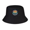 Retro Air Travel Adventure Badge FisherUnisex Hat Winter Cap