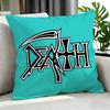 Metal Death Cushion Cover Cushion Cover Set 4Pcs 50X50 45X45 40X40 Pillowcase Decorative Sofa Home Decor