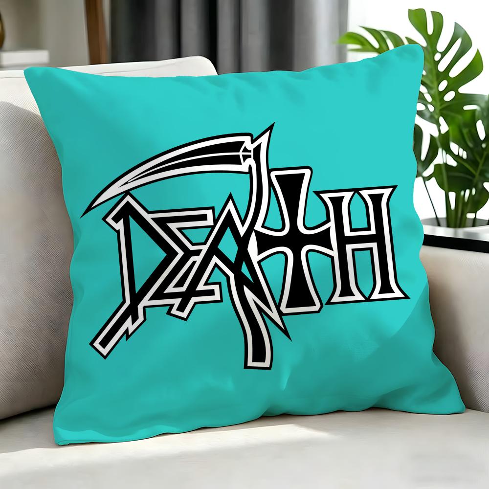 Metal Death Cushion Cover Cushion Cover Set 4Pcs 50X50 45X45 40X40 Pillowcase Decorative Sofa Home Decor