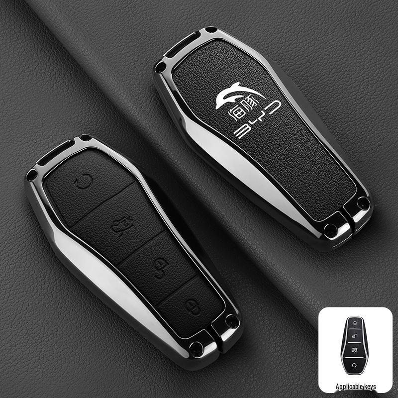 

BYD Dolphin Key Cover: 25 Models Compatible, Full-Coverage Intelligent Driving Version Key Shell. Box packaging