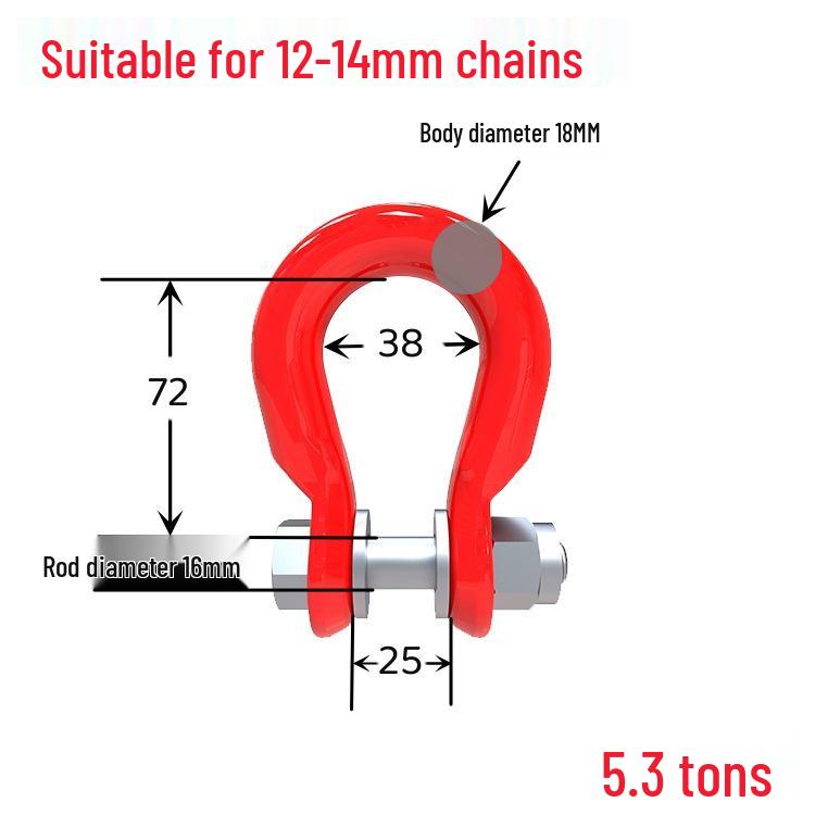 Chenghua Julida Heavy Duty Irregular T8 Chain and Anchor Shackle Set