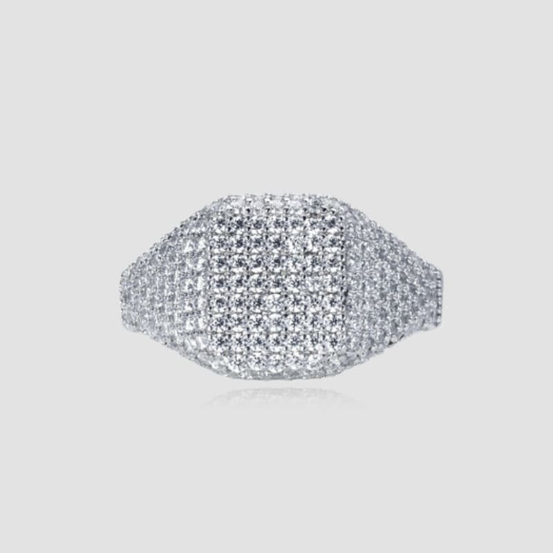 ANON Square Pave Volume Ring