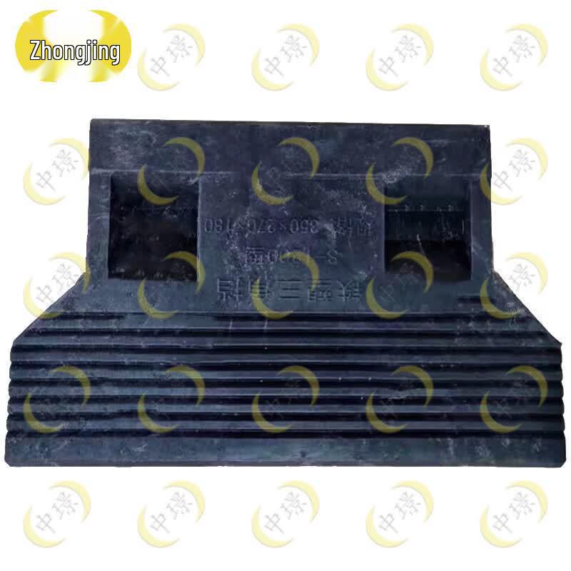 Heavy-Duty Rubber & Plastic Railway Wheel Chock