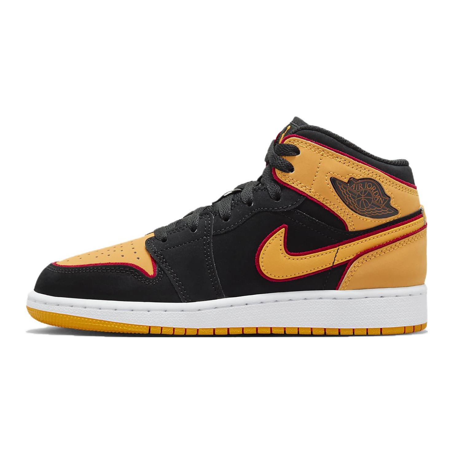 

Новые Jordan 1 Mid SE Черный Ярко-оранжевый GS FJ4924-008 36.5