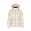 Womens Winter Down Jacket Couple Style Glossy Thick Warm Stand Collar Loose Fit Streetwear