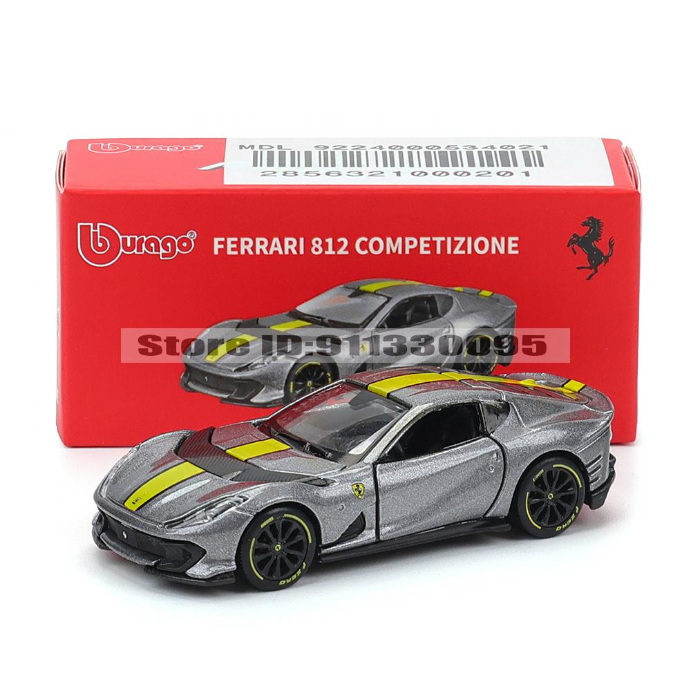 Bburago 1:64 véritables modèles de voiture Ferrari SP1 812 COMPETIZIONE ENZO F40 F12TDF SF90 série jouets cadeau de Noël pour garçon enfants