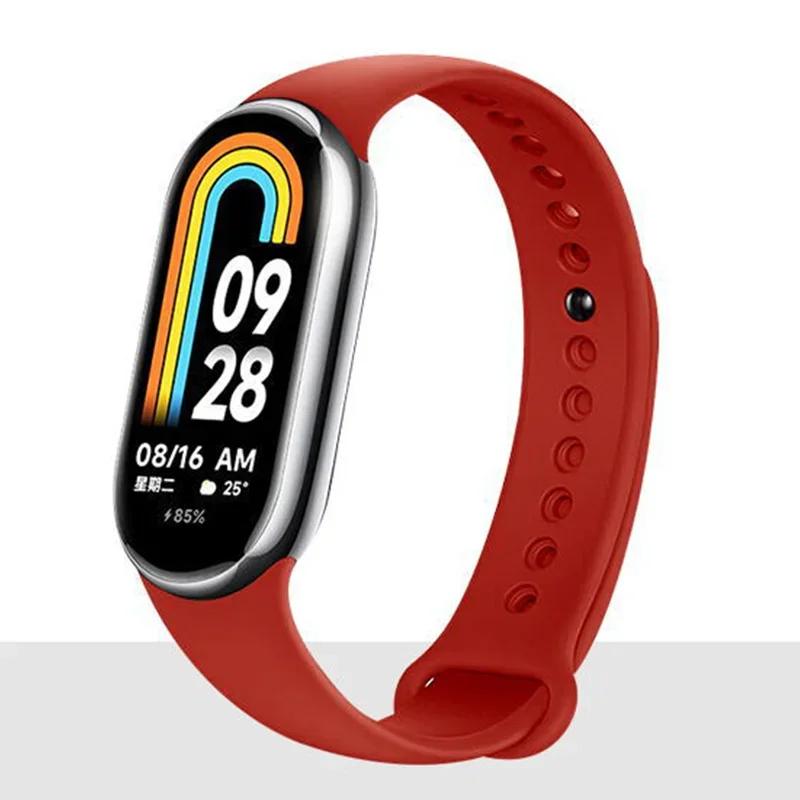 Curea pentru Mi band 8 xiaomi 8 NFC Brățară Sport Curea de înlocuire din silicon Smartwatch Brățară Curea de ceas Xiaomi Mi Band 8 Curea