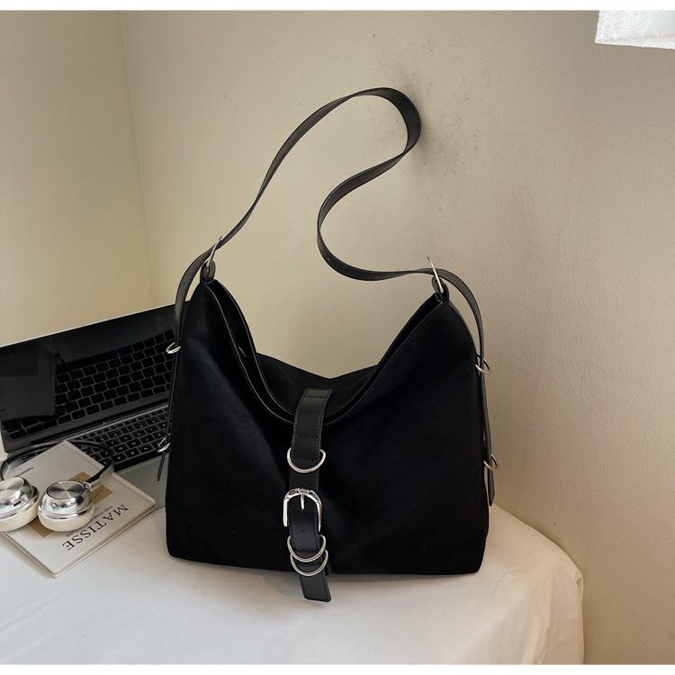 Fashion Popular Tote Bag Women 2025 New Retro Large Capacity Commuter Shoulder Bag Commuter Crossbody Bag