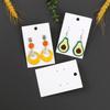 Kraft Paper Jewelry Display Cards: 6x9 Universal Earring Tags