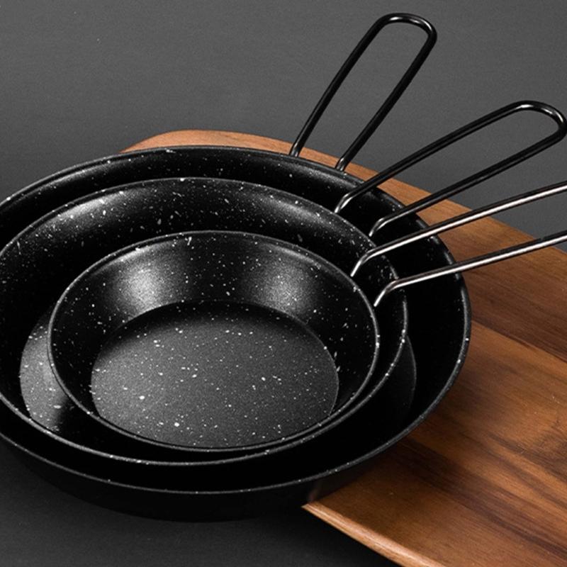 3Pcs Folding Nonstick Frying Pans Portable Outdoor Cookware Light Weight Quick Heating Skillets Cooking Accessory