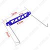 Battery Fixed Bracket Battery Retaining Clamp Tie Down Holder Aluminum Universal
