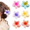 2pcs New Egg Flower Hair Clip For Vacation, Hawaiian Beach Clip, Bohemian Hair Clip For Girls