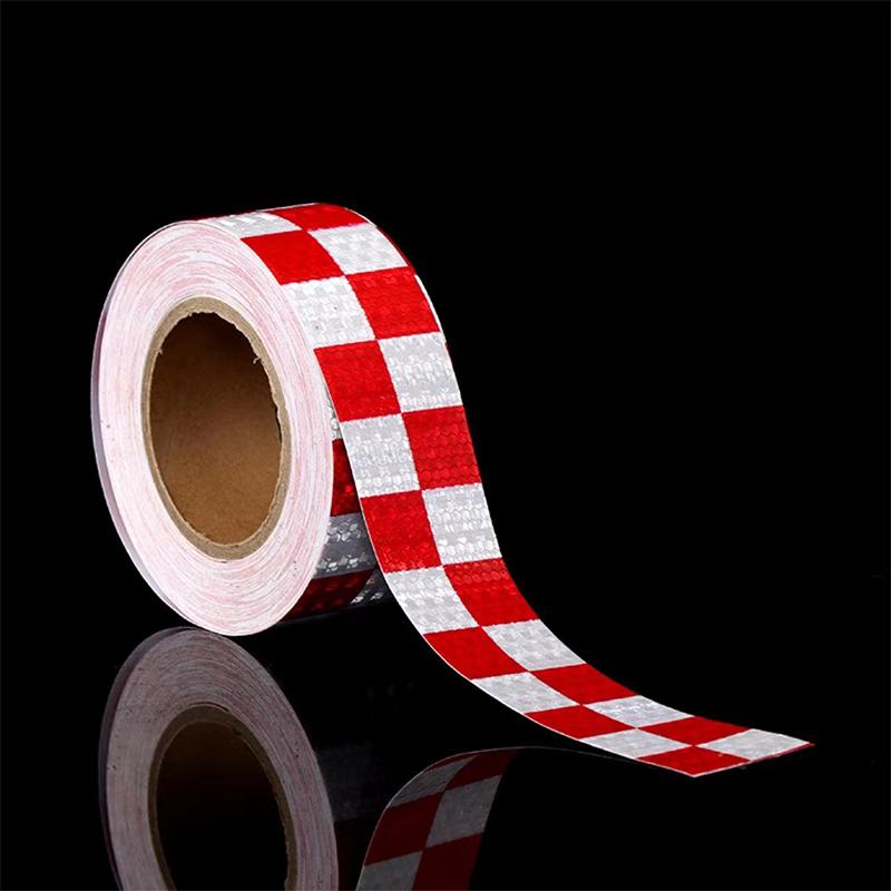 1 Roll Shining Reflective Safety Warning Tape Self Adhesive Twill Printing Reflective Tape For Car