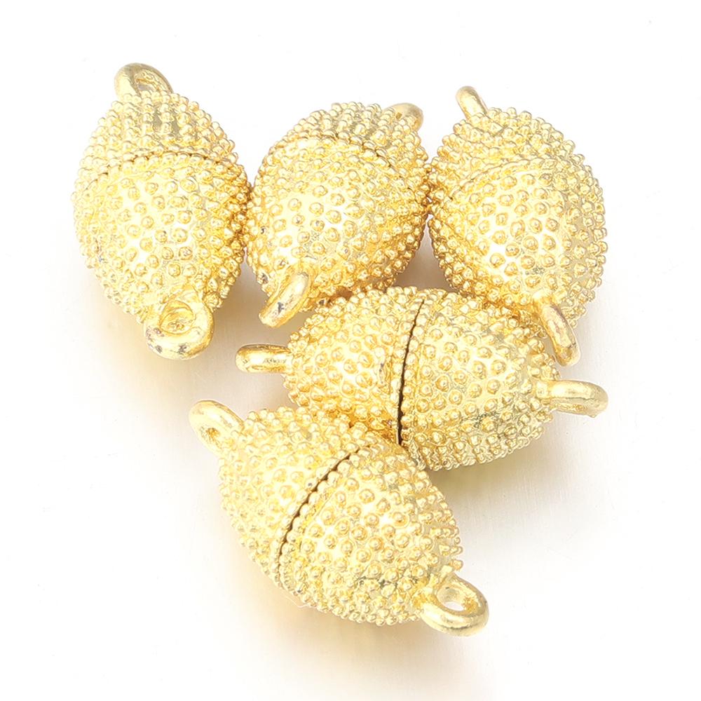

5pcs/lot Oval Magnetic Clasps Fit End Clasp Connectors For Jewelry Making DIY Charm Necklace Bracelets Pendants Accessories 22mm hole 1.8mm золотой