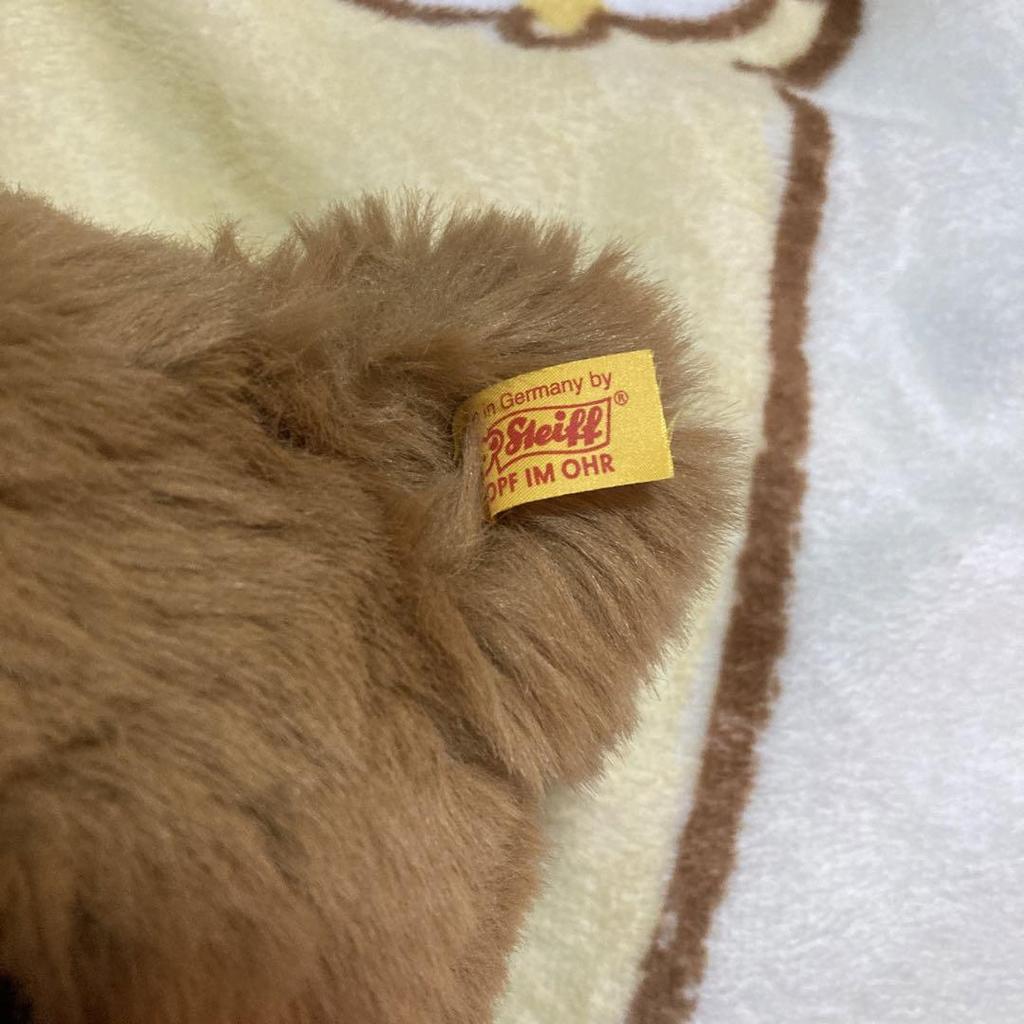 [USED] Steiff Molly 019982 Teddy Bear Plush Toy with Paper Tag, Pre-owned