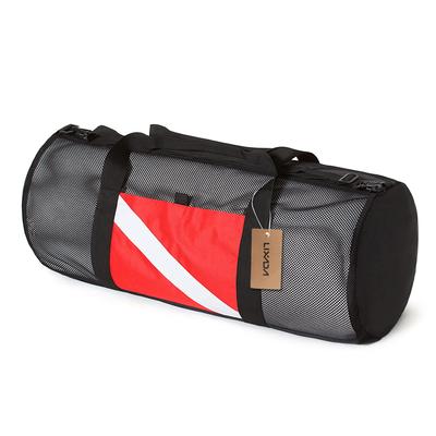 Mesh Duffel Gear Bag Vybavení na šnorchl Přepravní taška pro masku Ploutve na šnorchl Potápění Surfovací vybavení
