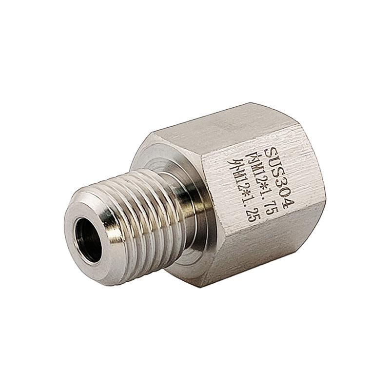 

Stainless Steel 304 Metric Reducing Thread Adapter, M12x1.75 to M12x1.25