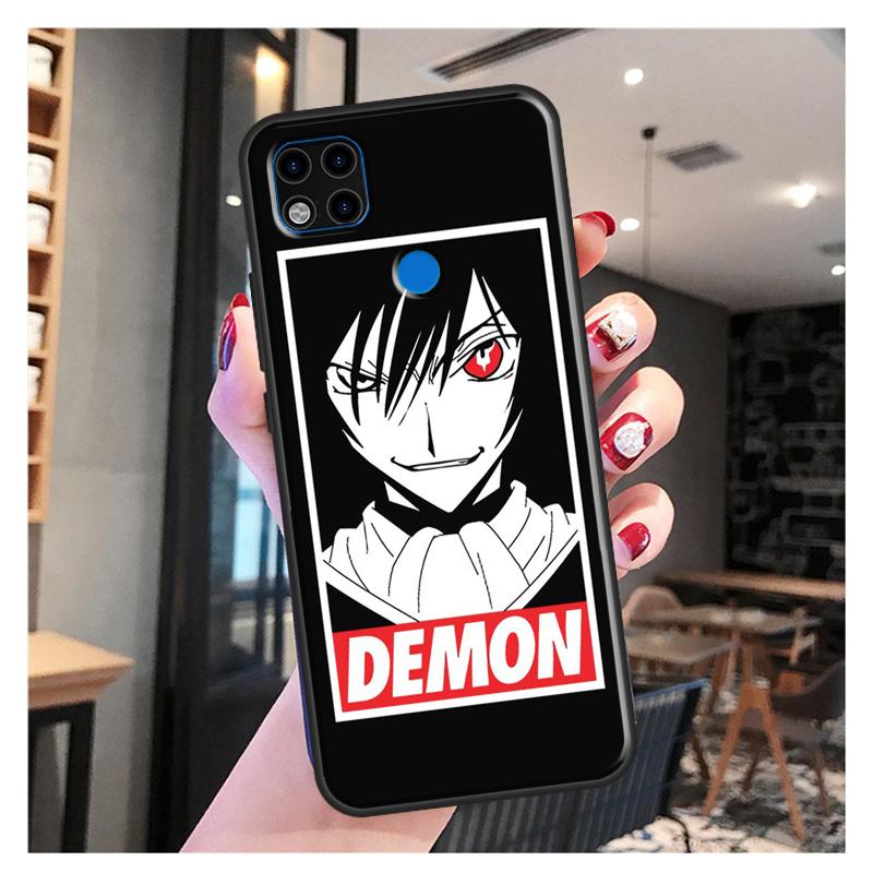Lelouch Code Geass Hülle für Xiaomi Redmi Note 10 Pro Note 9 Pro Note 11 Pro 8T 9S 10S 10 9A 9T 9C Hülle