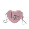 Personalized Love Bag 2025 New European and American Fashion Niche Versatile Chain Pu Fashion Small Satchel Women's Shoulder Bag