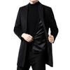 New Middle-aged and Elderly Men's Wool Coat Dad's Mid-length Autumn and Winter Coat Business Casual Men's Clothing