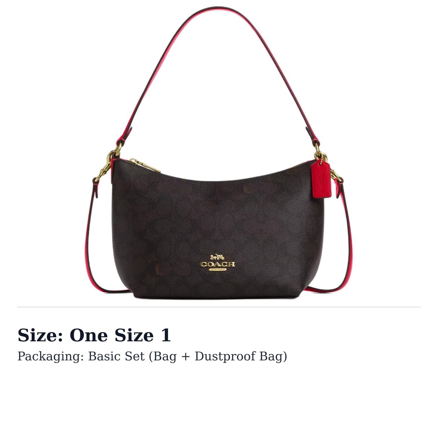 COACH CANVAS Coated Canvas With Leather