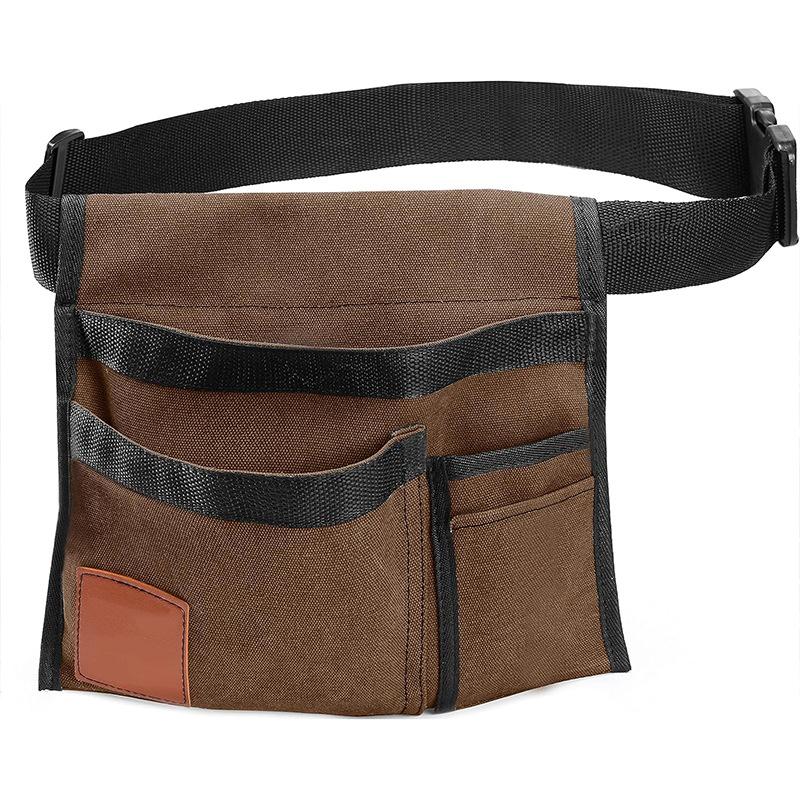Verdickte Canvas Werkzeug Bauchtasche Multifunktionale Schürze Garten Aufbewahrung Holzbearbeitung Elektriker Hardware Tasche