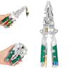 Foldalbe Wire Stripping Pliers Voltage Testing Cable Cutting Crimping Pliers Multifunctional Wire Stripper Electrician Pliers