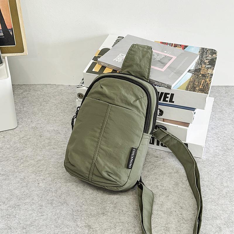 Brusttasche Damen kleine Umhängetasche Herren Rucksack Crossbody-Tasche Sport trendige Marke Wandern Radfahren Bauchtasche