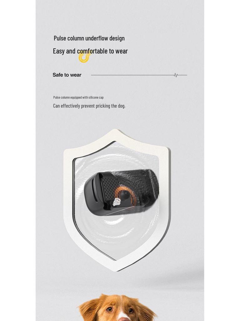 Remote Anti-Bark Electric Dog Training Collar for Large and Small Dogs