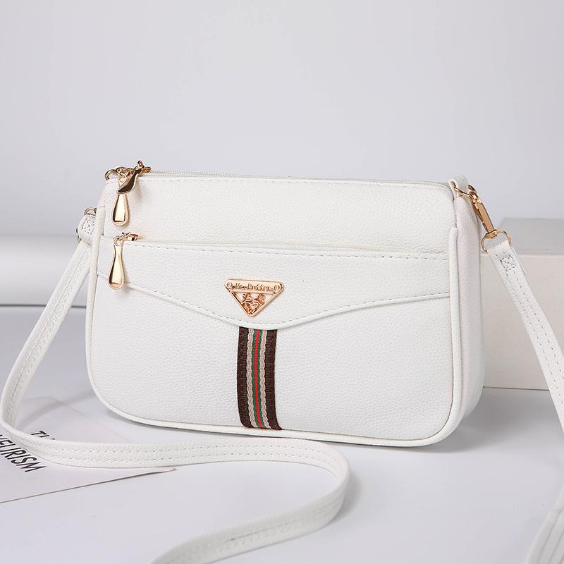 

Сумка Crossbody Girl 2025 Зимняя новая мягкая кожаная сумка женская сумка через плечо для свекрови большая вместимость женская сумка белый