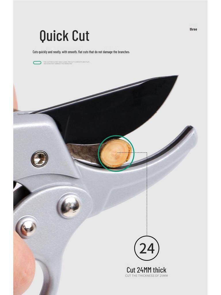 SK-5 Teflon-Coated Segmented Hand Pruner – Fruit & Branch Gardening Scissors