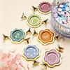 Wax Seal Metal Mold Holder Wax Seal Stamp Rings Metal Sealing Round Flower Heart Wedding Shape for Card Making Supplies SB037