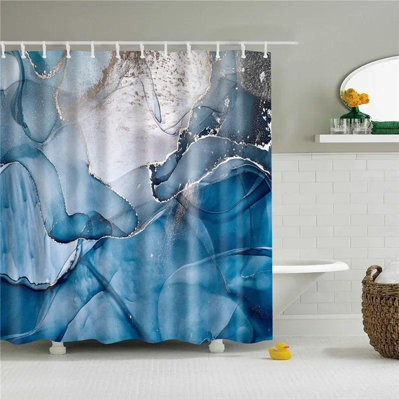 

Countryside House 3D Geometric Bathroom Shower Curtain Bath Curtains Waterproof Polyester Frabic With 12 Hooks W60H190(CM)-1 Pcs