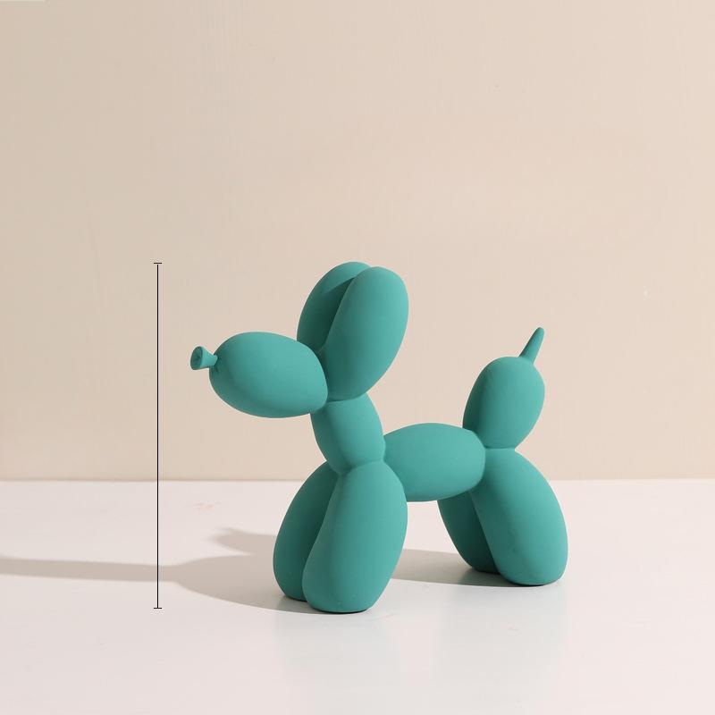 

Nordic Balloon Dog Ornaments Resin Unique Sleek Living Room Tabletop TV Cabinet Home Craft Soft Decoration Decoration
